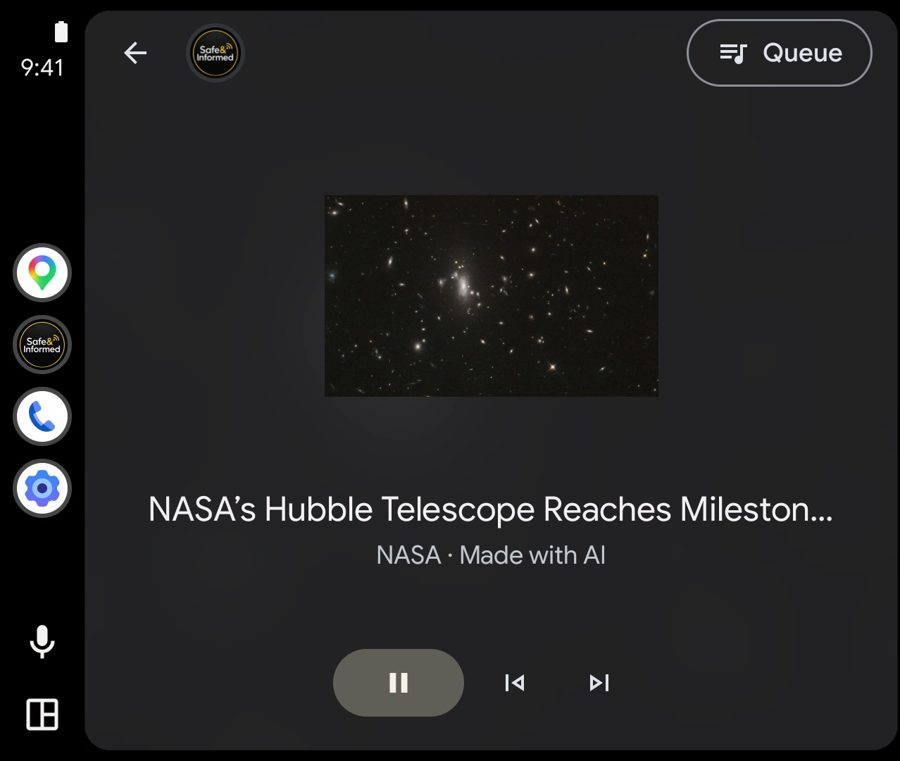 Android Auto: AndroidAuto NowPlaying AI