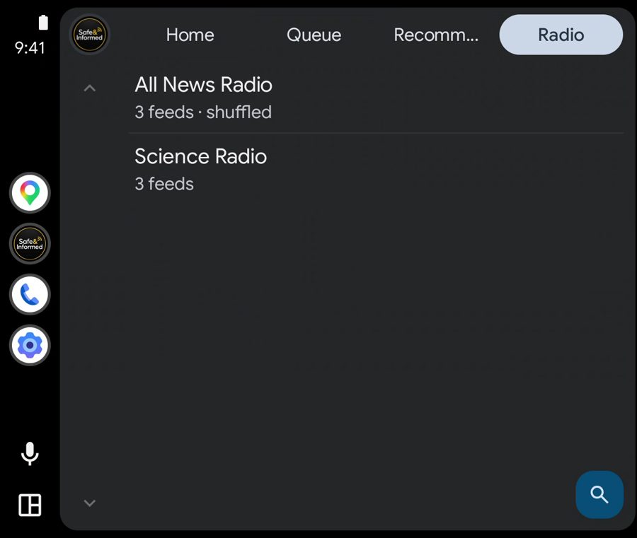 Android Auto: AndroidAuto Radio