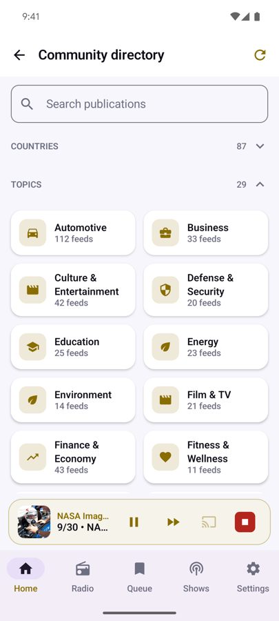 Android phone: Pro Directory