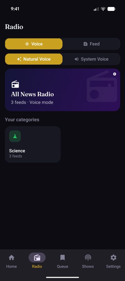 Android phone: Pro Radio Device