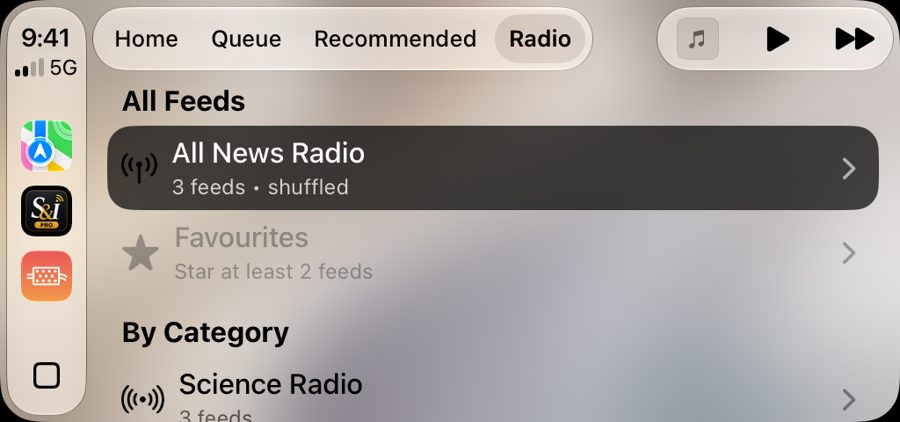 CarPlay: CarPlay Radio