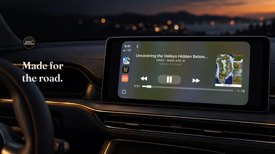 Key art: Apple: Hero CarPlay 16x9 Text